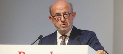 Emilio Saracho, presidente de Banco Popular desde febrero de 2017 hasta el 7 de junio de 2017.