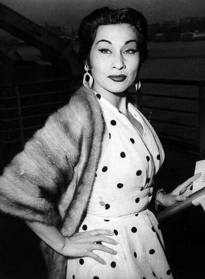 Yma Sumac, en 1954.
