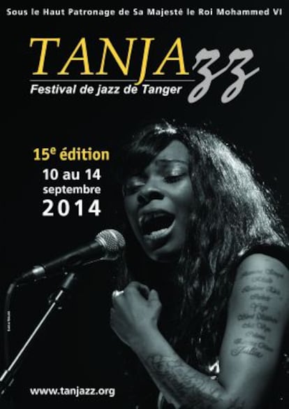 Buika en el cartel de Tanjazz 2014.