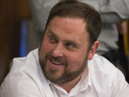 Oriol Junqueras, l&iacute;der de ERC. 