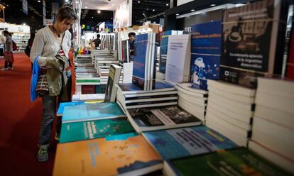 Librerías en la Feria de Buenos Aires el pasado jueves.