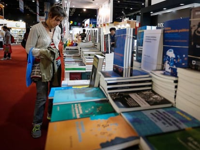 Librerías en la Feria de Buenos Aires el pasado jueves.