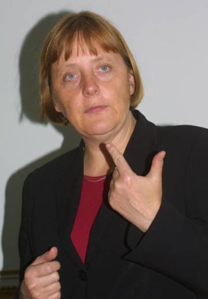 Merkel, en mayo de 2001.