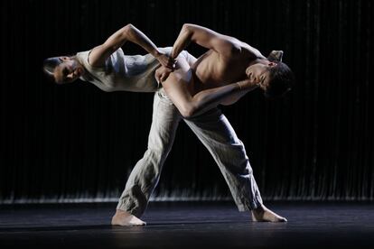 Bailarines del ballet de Monte-Carlo, en Mónaco, el 27 de abril de 2016.