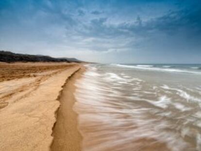 Arenal en Calblanque (Murcia).
