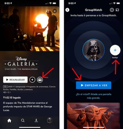 GroupWatch llega a Disney+.