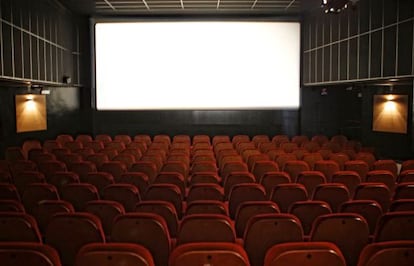 Una sala de cine vac&iacute;a. 