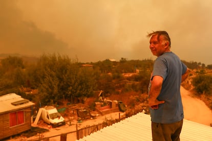 Incendio en Chile