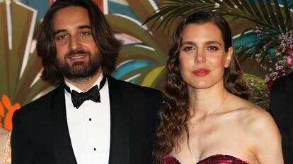 Dimitri Rassam y Carlota Casiraghi, el pasado marzo en el Baile de la Rosa.