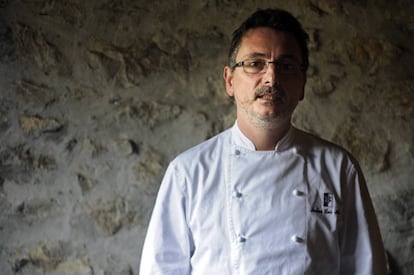 Andoni Luis Aduriz en la oscuridad del futuro de los restaurantes.