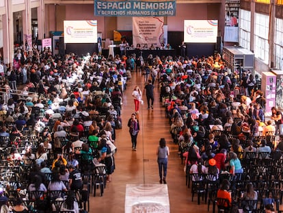 Asistentes al Foro Feminista, antesala de la XV Conferencia Regional sobre la Mujer de América Latina y el Caribe