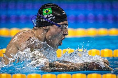 Talisson Glock faturou o bronze nos 200m medley da categoria SM6 (para atletas com amputação bilateral acima do joelho e de membros inferiores).