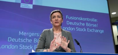 Margrethe Vestager, comisaria europea de Competencia.