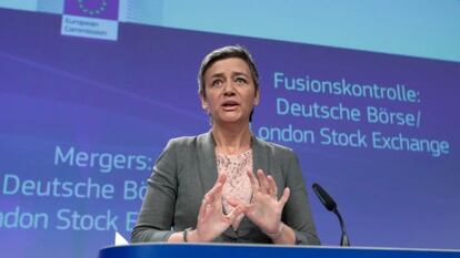 Margrethe Vestager, comisaria europea de Competencia.