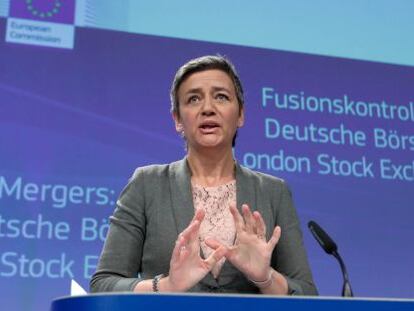 Margrethe Vestager, comisaria europea de Competencia.