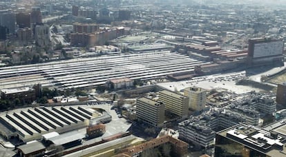 Vista aérea de la zona donde está previsto realizar el proyecto urbanístico.