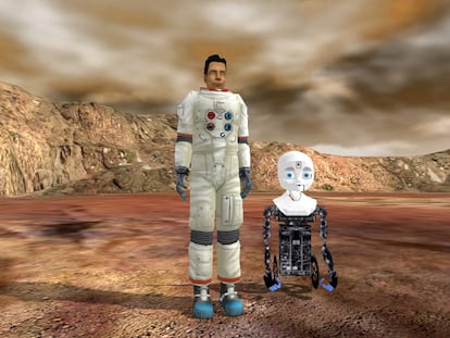 El robot Nexi en el juego &#39;Mars Escape&#39;