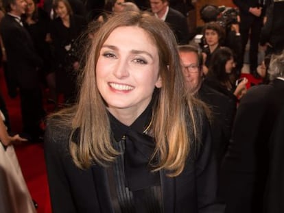 La actriz Julie Gayet.