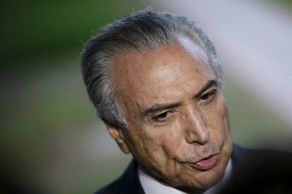 O vice-presidente Michel Temer.