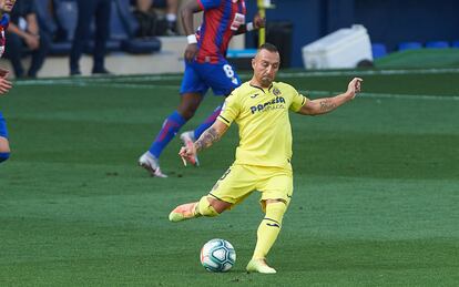 Cazorla, durante su último partido en España.