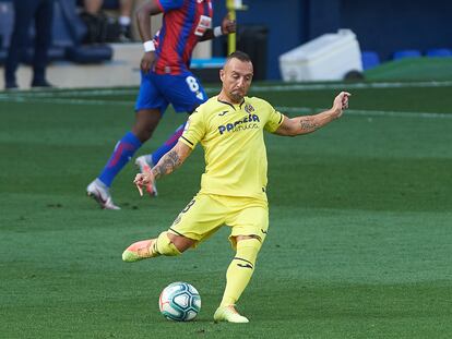 Cazorla, durante su último partido en España.