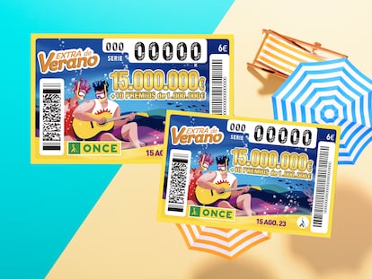 El Sorteo Extra de Verano de la ONCE 2023 se celebra el martes 15 de agosto.