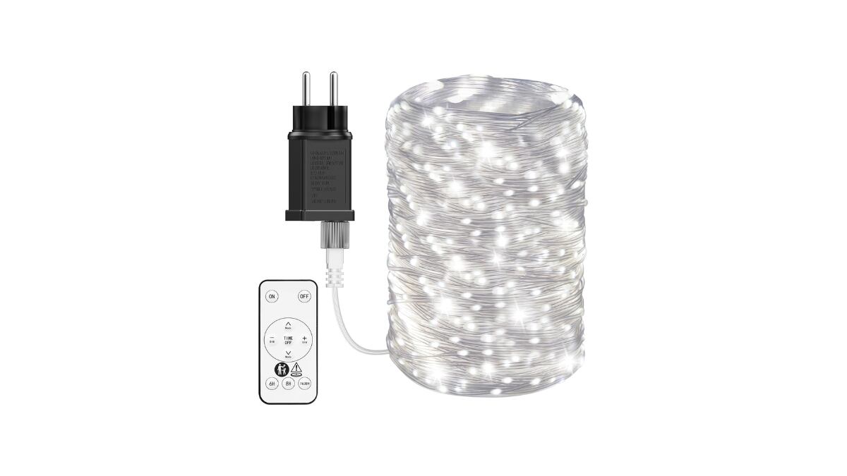 Guirnalda de luces LED.