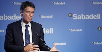 El consejero delegado del Banco Sabadell, Jaume Guardiola.