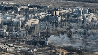 Vista de Avdiivka, objeto de los combates entre el Ejército ruso y el de Ucrania.