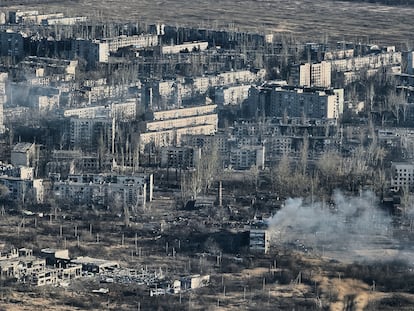 Vista de Avdiivka, objeto de los combates entre el Ejército ruso y el de Ucrania.
