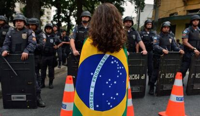 Protesto no Rio no dia 30 de junho. 