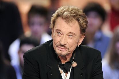 El cantante francés Johnny Hallyday.