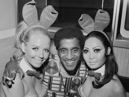 Trabajadoras de Playboy y Sammy Davis Jr.