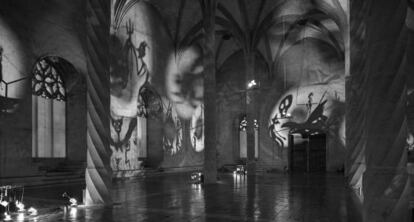'Sombras', instalación de Christian Boltanski en Palma de Mallorca.