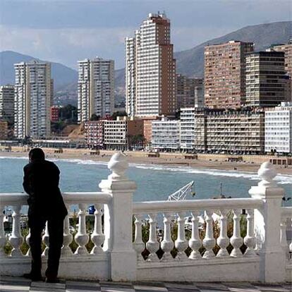 Una vista general de la ciudad de Benidorm.