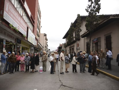 Jubilados y pensionados del Estado de Veracruz, en una imagen de archivo.