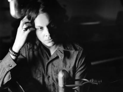 Imagen de Jack White para su nuevo disco, 'Blunderbuss'.