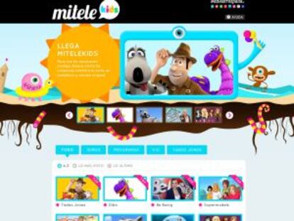 Mediaset lanza ‘Mitelekids’, la plataforma para niños de televisión a la carta