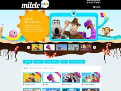 Mediaset lanza ‘Mitelekids’, la plataforma para niños de televisión a la carta