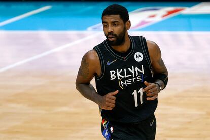 Kyrie Irving, durante un partido entre los Brooklyn Nets y los Charlotte Hornets en diciembre de 2020.