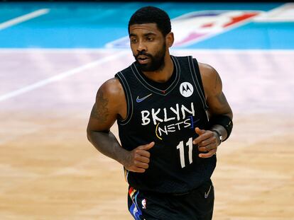 Kyrie Irving, durante un partido entre los Brooklyn Nets y los Charlotte Hornets en diciembre de 2020.