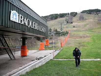 La estación de esquí de Baqueira (Lleida), sin nieve, a principios del pasado diciembre.