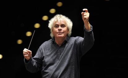 Simon Rattle, en Edimburgo el año pasado.