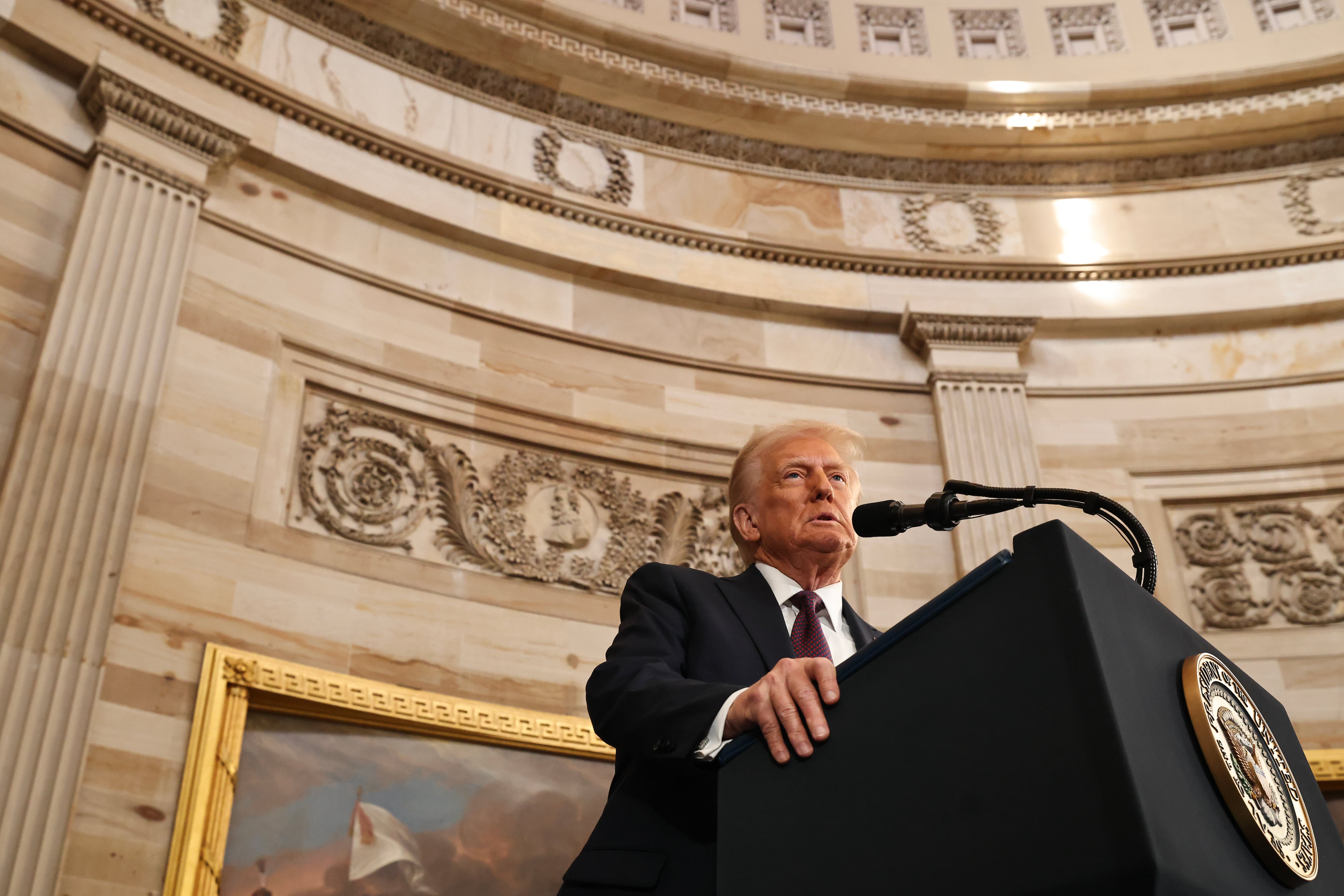 Verificación del discurso inaugural de Donald Trump