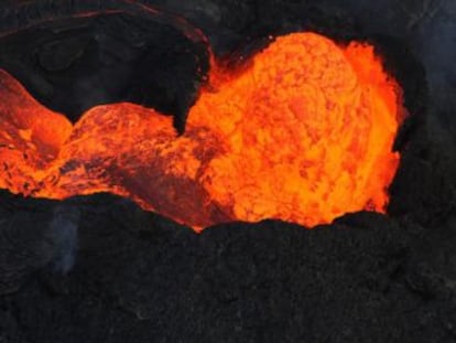 El Servicio Geológico de EE UU filma la actividad del Kilauea, en Hawai