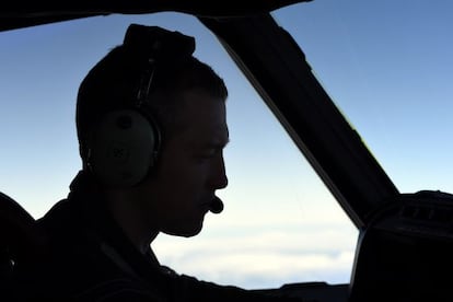 Un piloto neozelandés sobrevuela el océano Índico