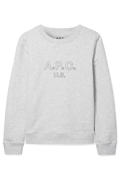 Sudadera básica con logo de APC (de 125 euros a 88).