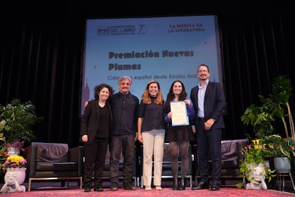 Ceremonia de Premiación 'Nuevas Plumas' durante la Feria del Libro de Nueva York, el 22 de octubre.