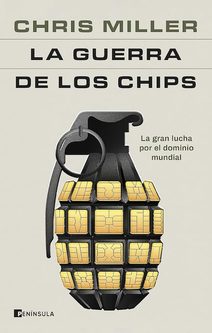 Portada del libro 'La Guerra de los chips' de la editorial Península.