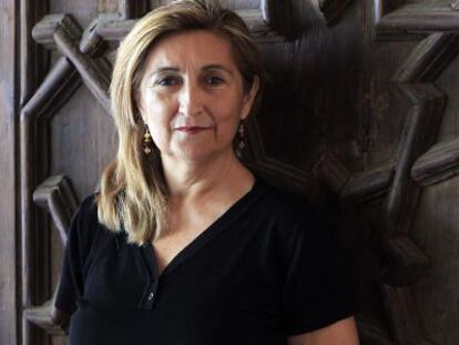 Rosal&iacute;a G&oacute;mez, en Santa Clara, sede de la Bienal de Flamenco de Sevilla.